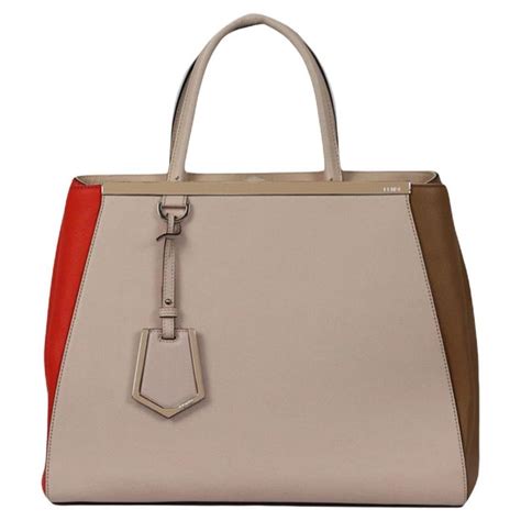 fendi 2jours medium textured-leather tote|2jours tote bag.